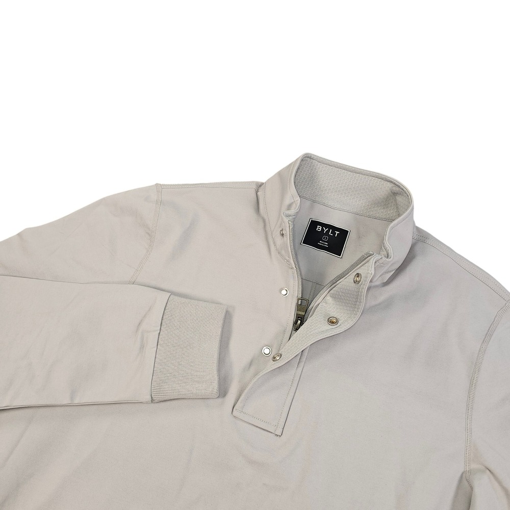 BYLT Elite+ Fairway Drop-Cut Pullover Storm Gray Mens Small NWT MTPS0168-030-S
